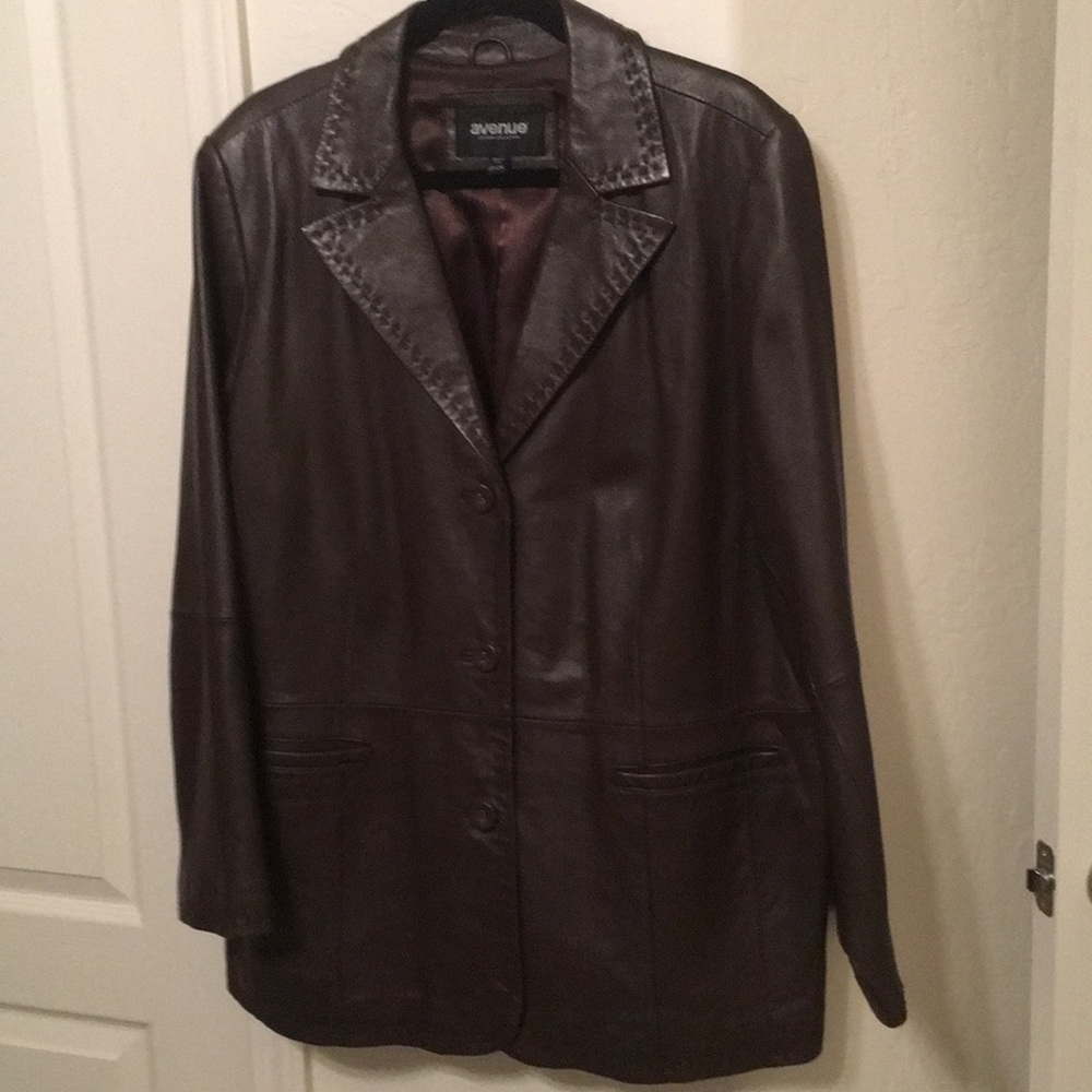 Leather jacket